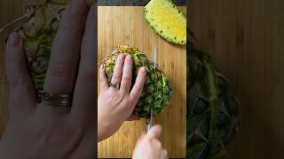 Easiest way to cut a pineapple