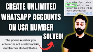 "Free USA Number for OTP | WhatsApp & Telegram Working Trick | New 2025 Method!" | Fake Whatsapp