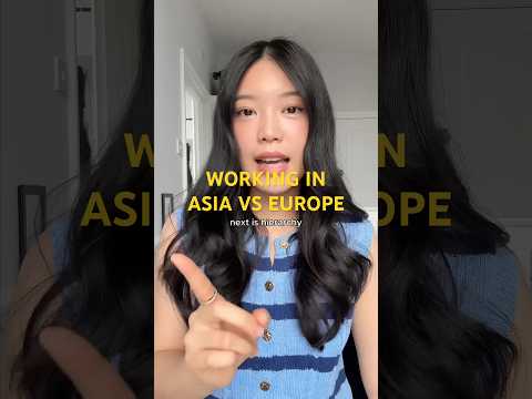 Differences between working in Asia vs. Europe 🌟 #corporatelife #uk #taiwan #culturaldifferences