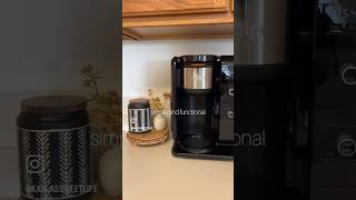 SIMPLE COFFEE BAR IN MILITARY HOUSING IN ALASKA❤️ #coffeebardecor #simplehomedecor #militaryhousing