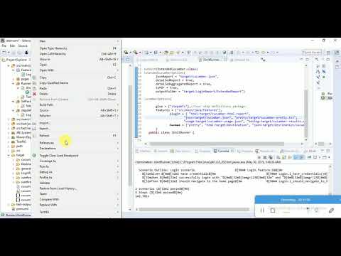 Selenium JUnit Cucumber Detailed Report