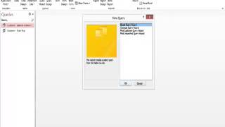 Querying a database (Access 2)