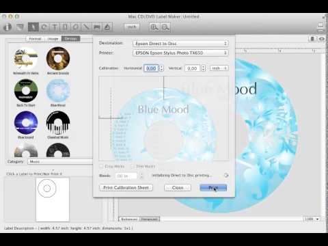 How to print direct to disc on Epson printers