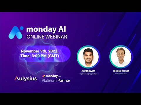 monday AI webinar
