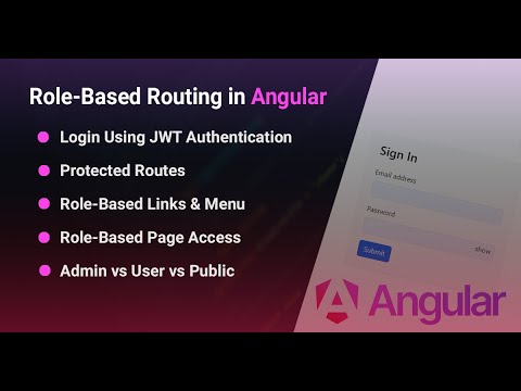 Role Based Login in Angular | Role Based Authorization Angular | Angular Tutorials