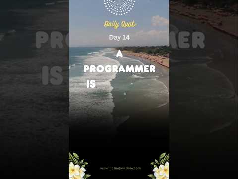 Daily quotes for software developer - Day 14 #motivation #softwaredeveloper