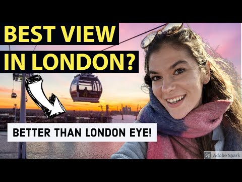 EMIRATES AIR LINE LONDON - CABLE CARS WITH BEST VIEW IN #london ?