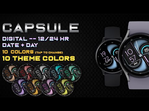 CAPSULE - Hybrid Wear OS Watch Face