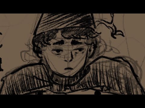 OVER THE GARDEN WALL. (MÁS ALLÁ DEL JARDÍN ,,,prácticas  SPEEDPAINT PROCREATE POR EL OCTUBRE ACTUAL