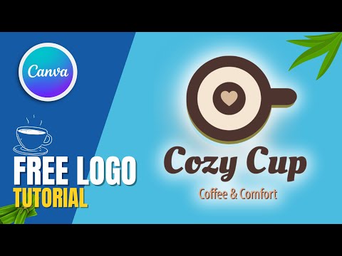 Create a Coffee Shop Logo in Canva | Easy Business Logo Tutorial