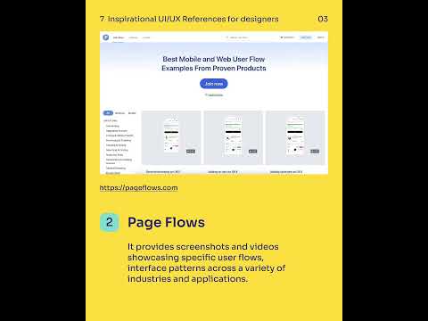 7 Inspirational UI/UX references for designer #UI #UX #design
