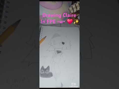 First Drawing Claire in FPE (Sketchbook)
