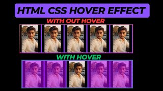 HTML CSS Effect Hover || Hover the image zooms in. || Image Hover