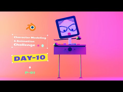 Unique Character Creation Challenge [DAY-10]: 3D Modeling in Blender(Part-01)  #character #modeling