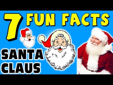 7 FUN FACTS ABOUT SANTA CLAUS! FACTS FOR KIDS! Christmas! Elves! Sleigh! Reindeer! Learning Colors!