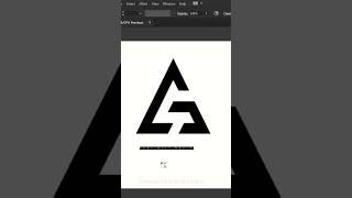 Geometric logo design_ Adobe Illustrator#shorts #logodesign #graphicdesign #logo