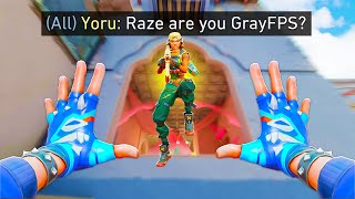 "RAZE ARE YOU GRAYFPS"