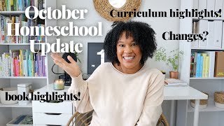 OCTOBER HOMESCHOOL UPDATE 2021//CURRICULUM CHANGES? // HOMESCHOOL CHIT CHAT