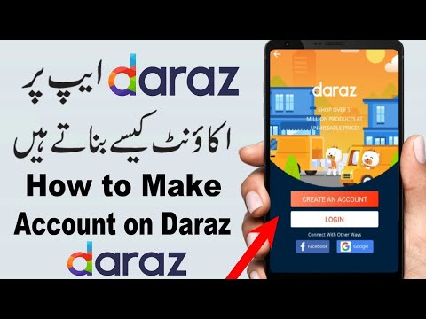 make daraz account