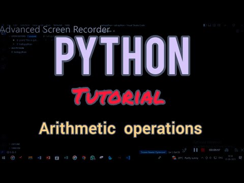 Simple Arithmetic operations using python