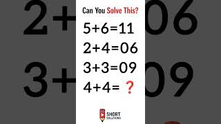 Morning Math Puzzle. | Brain Teaser #mathchallenge