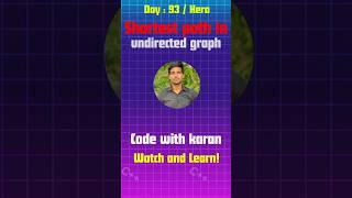 Shortest Path in Undirected Graph Explained in 60 Seconds | Quick DSA Guide#shorts #ytshorts #short