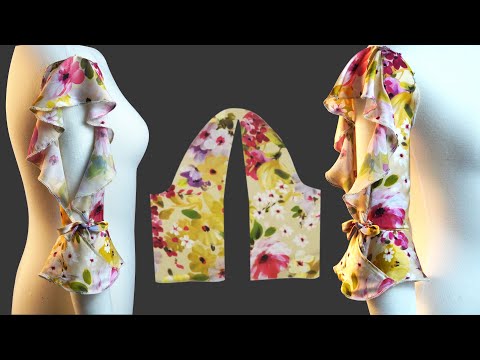 Easy and Beautiful Sleeve Design for Blouse and dress. New Method 2024
