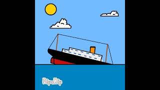 Sinking Ship Animation #animation#sinkingship