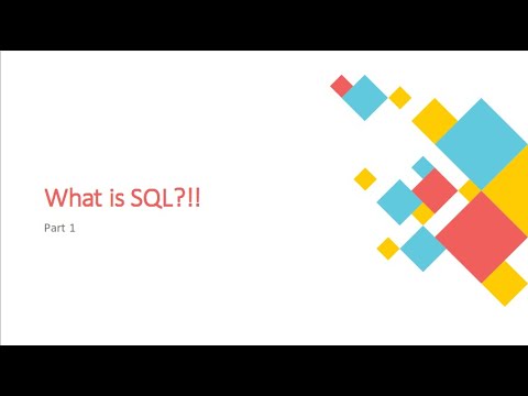 What is SQL?