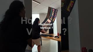 Samsung Odyssey Ark.A 55-inch 4K monitor.horizontal or vertical.