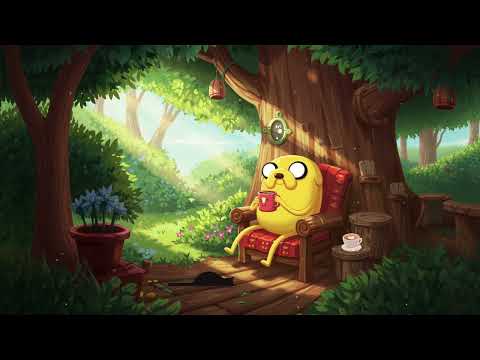 Adventure Time Morning ☕ Jake's Chill Spot | Lofi Hip Hop for Relax & Focus #lofihiphop #calmvibes