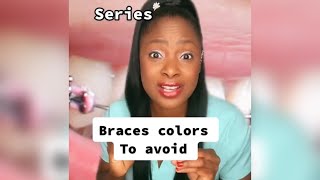 Don’t get this braces color😱 #hygienist #bracescolors
