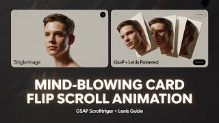 I Created a Mind-Blowing Scroll Animation with GSAP ScrollTrigger (Card Flip Effect)