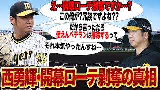 西勇輝が開幕ローテを剥奪された真相…藤川球児新監督がベテラン右腕を容赦無く排除した理由に驚愕…V奪回へ向けた本気度の高さが…【プロ野球】