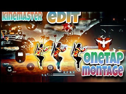 ⚡headshot montage free fire ⚡ ll  ⚡kinemaster edit ll ⚡