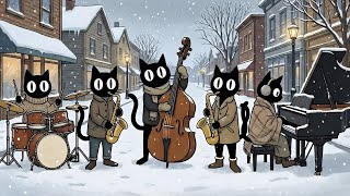 Black Cats Relaxing Winter Jazz: Comfortable Swing Music for Concentration