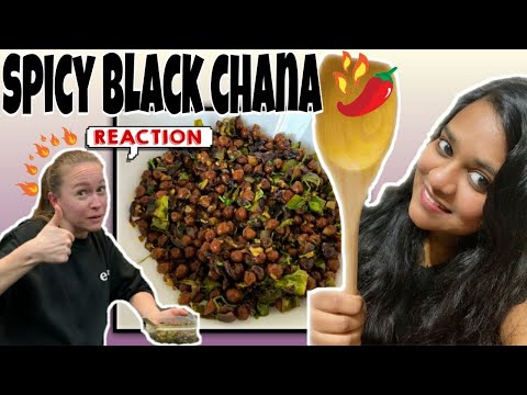 Shanagalu |  Foreigner Reaction On Indian Food | Kala Chana | Healthy Snack  | Black Chickpeas