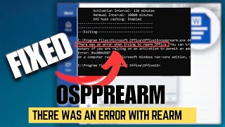 Fix OSPPREARM - There was an error when trying to REARM Office