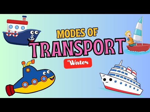 Modes of Transport(Water) #kids #kidslearning #kidsart #transport #childrens #learning #english
