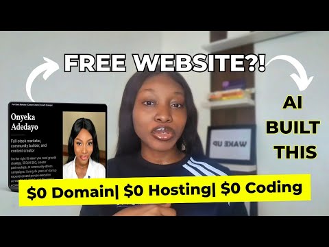 Create a website for free using AI| Zero Cost, Zero Limits, No Coding Required