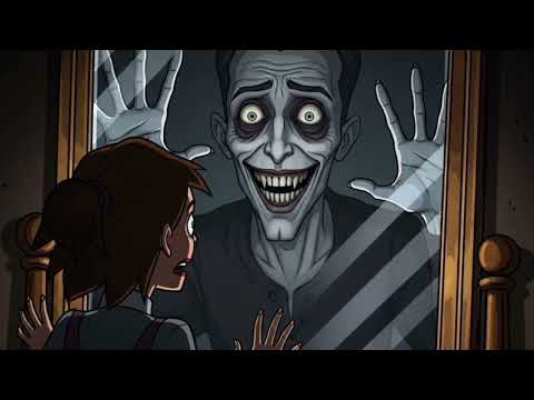 The man trapped in a mirror - A short  horror story...👻