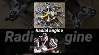 How to Work Radial Aircraft Engine?                              #trending#trendingshorts