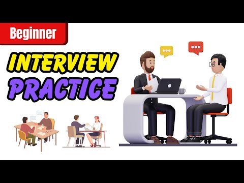 Beginner Job Interview Practice | Speak English with Confidence