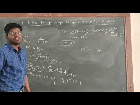 Module-3 L:9 Ramp Response of first order system