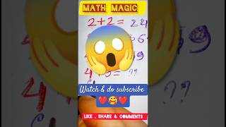 Math Magic 😱☺️।। #maths #mathmagictricks #shortsfeed #shorts #shorttrick #mathpuzzles #mathematics
