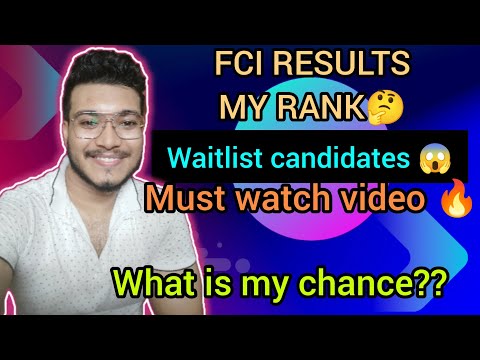 FCI AG-III Results🔥..what is chance of waitlist candidates😱🔥Must watch..#fciag3 #fcirecruitment2022