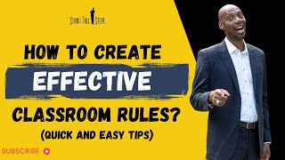 Classroom Rules: How to Create a Supportive and Structured Learning Environment