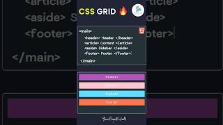 CSS Grid Layout |  Genie Projects World #gridlayout #cssgrid