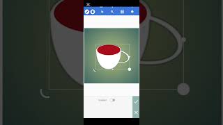 Creative Coffee Cup Logo Design | Made with PixelLab #short #pixellab #graphicsdesign