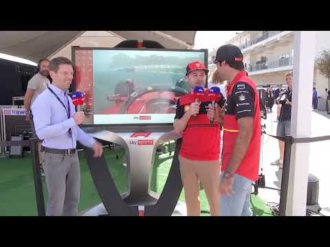 Carlos Sainz 😳 interupts my Interview (ICYMI) 😂